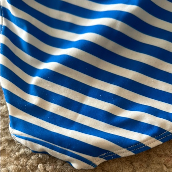 Floral and Striped Swimsuit - Picture 2 of 4